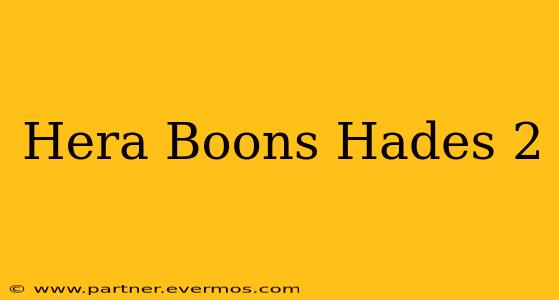 Hera Boons Hades 2
