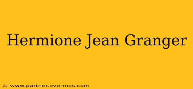 Hermione Jean Granger