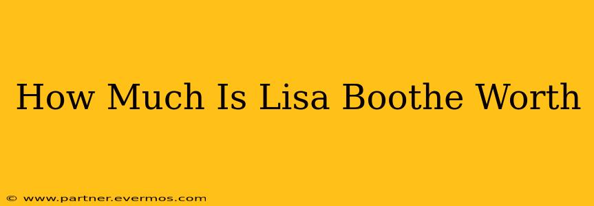 How Much Is Lisa Boothe Worth