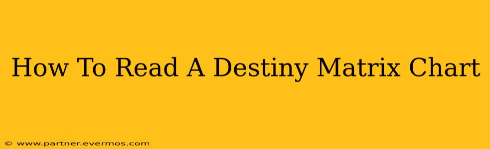 How To Read A Destiny Matrix Chart