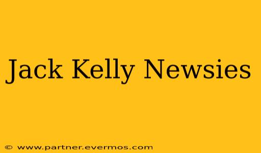 Jack Kelly Newsies