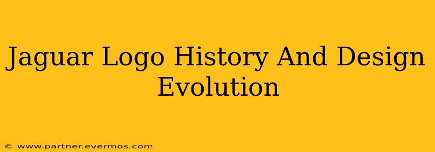 Jaguar Logo History And Design Evolution