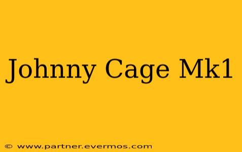 Johnny Cage Mk1