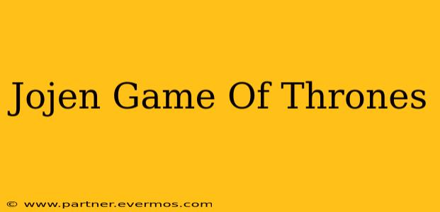 Jojen Game Of Thrones
