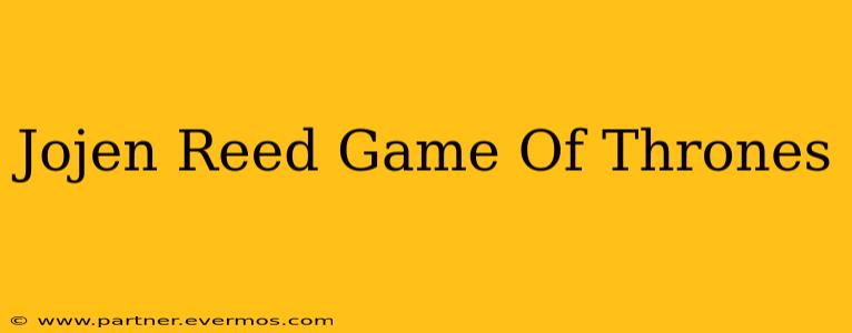Jojen Reed Game Of Thrones