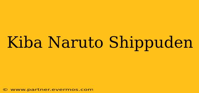 Kiba Naruto Shippuden