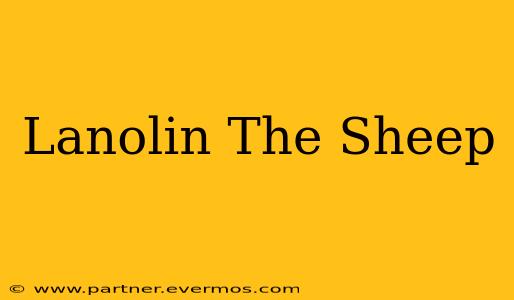 Lanolin The Sheep