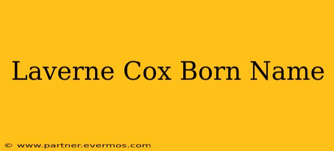 Laverne Cox Born Name