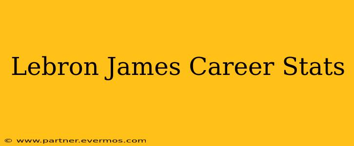 Lebron James Career Stats