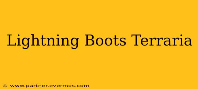 Lightning Boots Terraria
