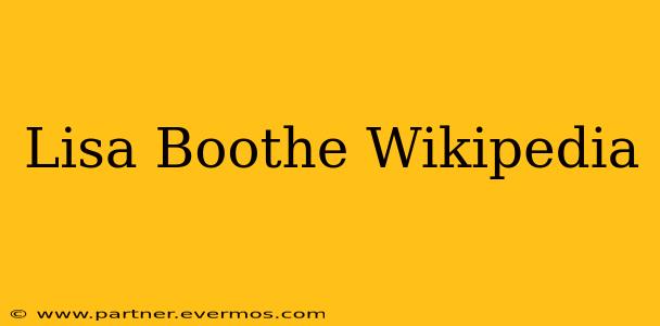 Lisa Boothe Wikipedia