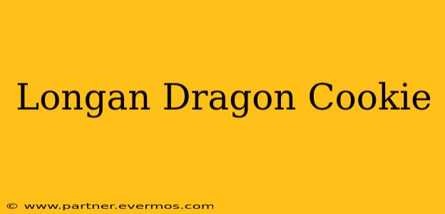 Longan Dragon Cookie