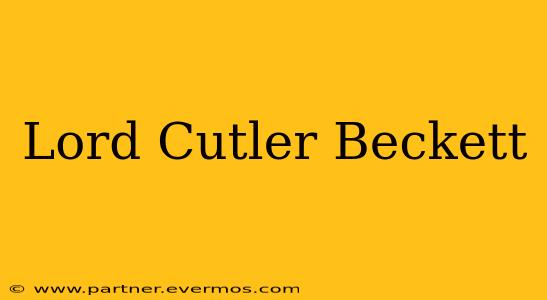 Lord Cutler Beckett
