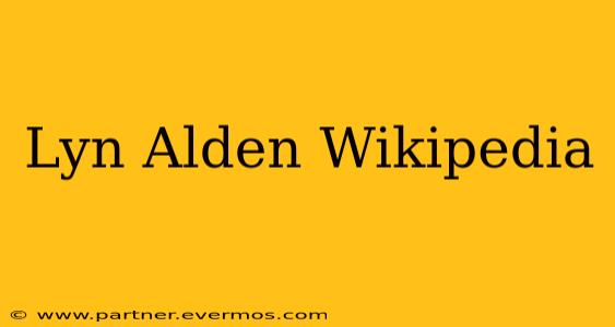 Lyn Alden Wikipedia