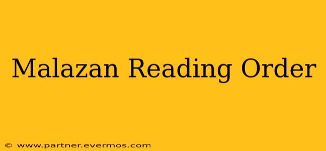 Malazan Reading Order