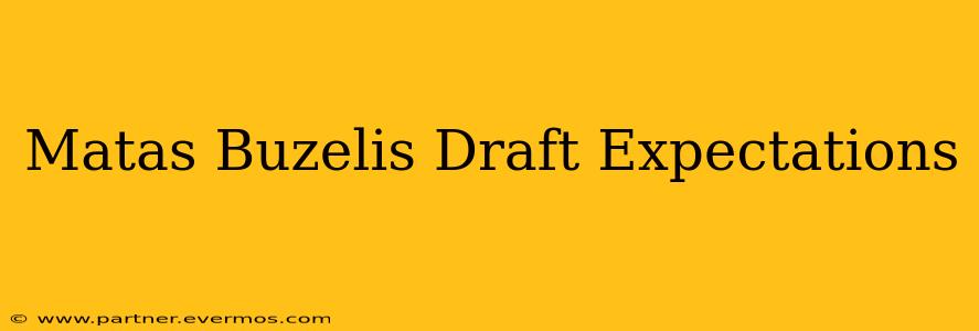 Matas Buzelis Draft Expectations