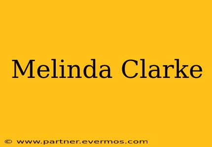 Melinda Clarke
