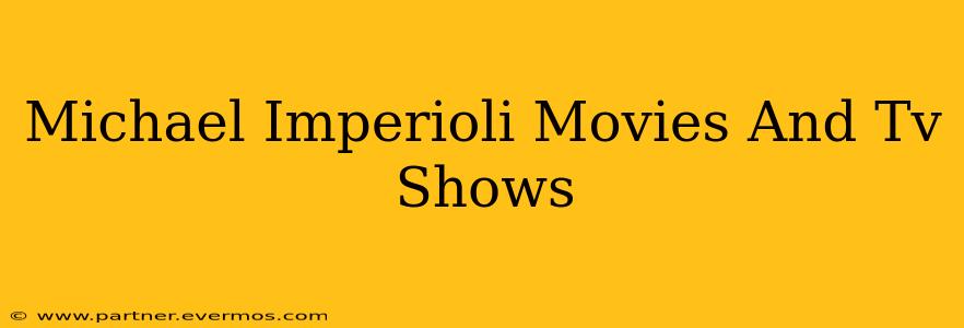 Michael Imperioli Movies And Tv Shows