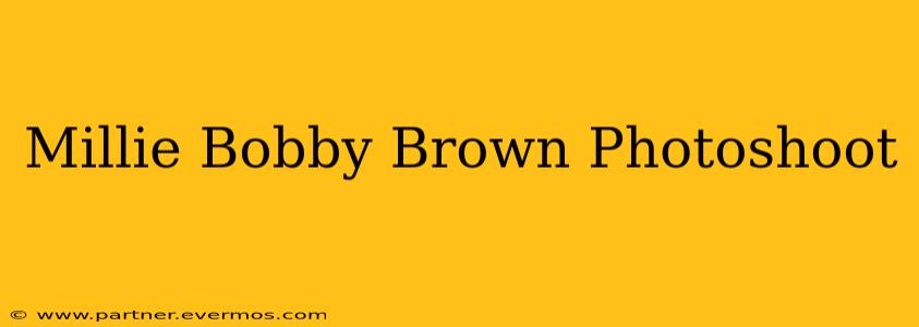 Millie Bobby Brown Photoshoot