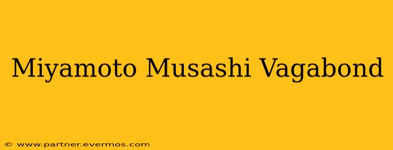 Miyamoto Musashi Vagabond