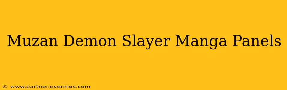 Muzan Demon Slayer Manga Panels