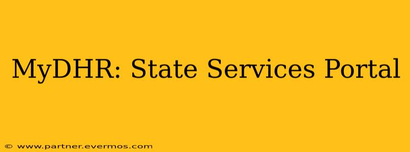 MyDHR: State Services Portal