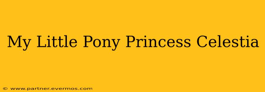 My Little Pony Princess Celestia