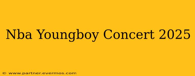 Nba Youngboy Concert 2025