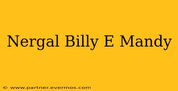 Nergal Billy E Mandy