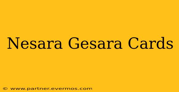 Nesara Gesara Cards