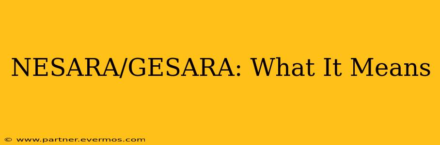 NESARA/GESARA: What It Means