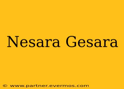 Nesara Gesara