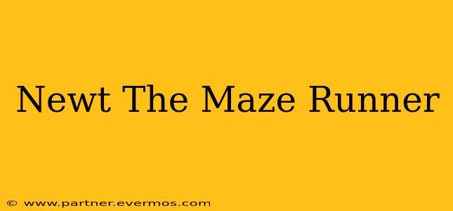 Newt The Maze Runner