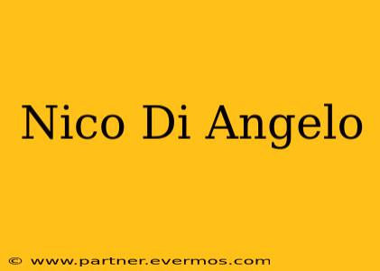 Nico Di Angelo