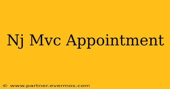Nj Mvc Appointment
