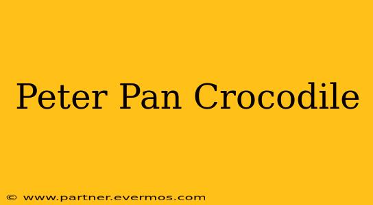Peter Pan Crocodile
