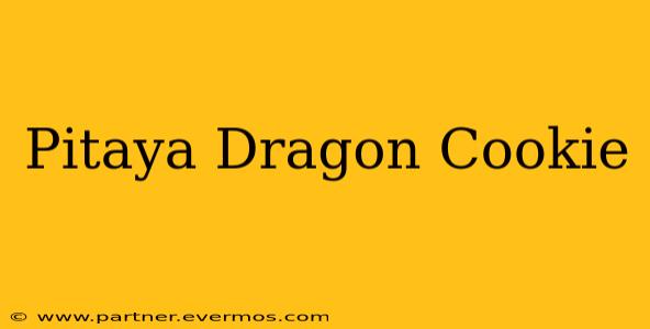 Pitaya Dragon Cookie