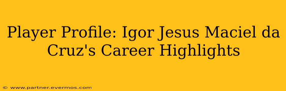 Player Profile: Igor Jesus Maciel da Cruz's Career Highlights