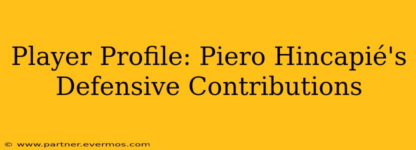 Player Profile: Piero Hincapié's Defensive Contributions