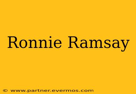 Ronnie Ramsay