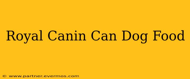 Royal Canin Can Dog Food