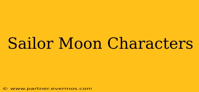 Sailor Moon Characters