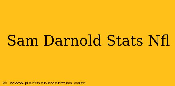 Sam Darnold Stats Nfl