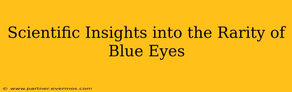 Scientific Insights into the Rarity of Blue Eyes