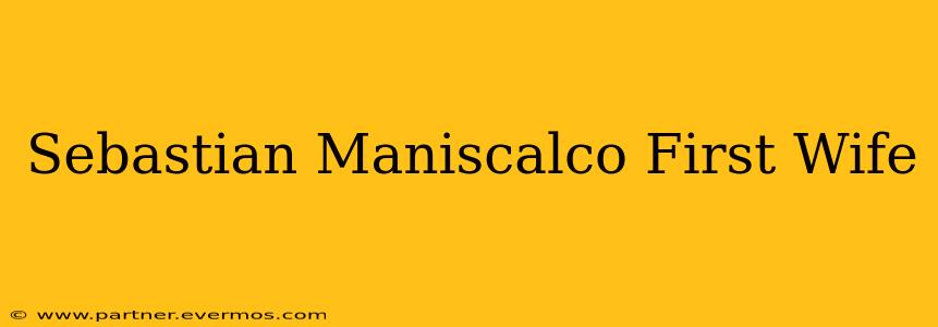Sebastian Maniscalco First Wife