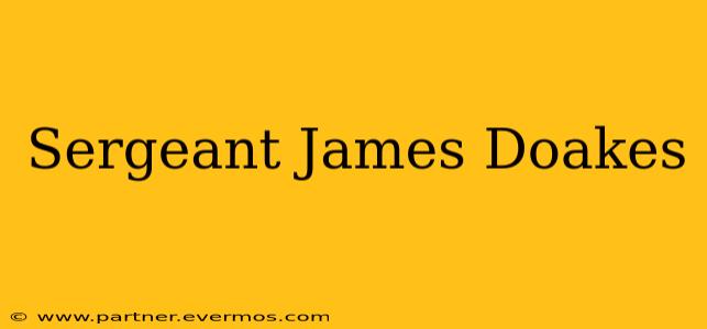 Sergeant James Doakes
