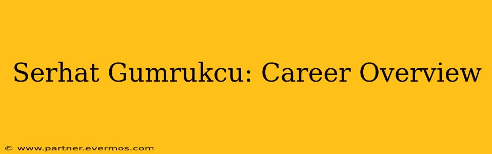 Serhat Gumrukcu: Career Overview