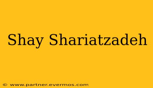 Shay Shariatzadeh