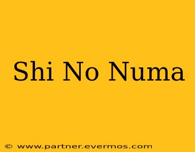 Shi No Numa