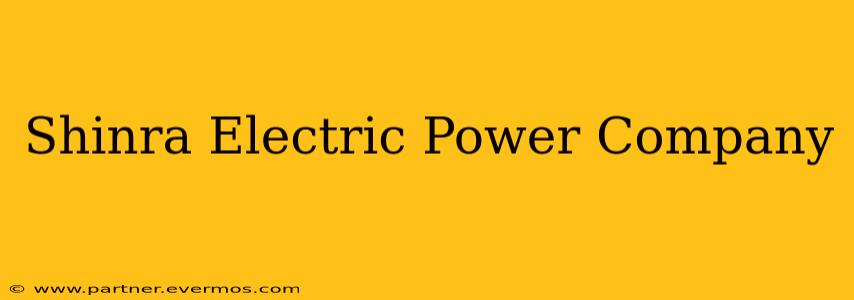 Shinra Electric Power Company